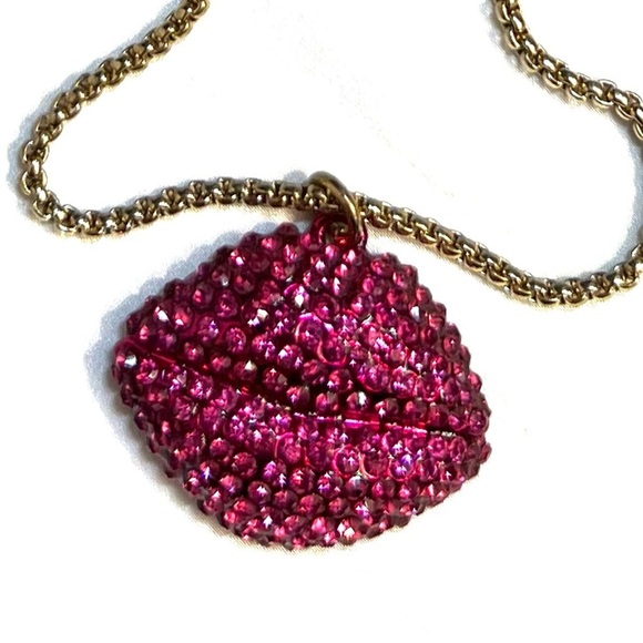 💋👁️BETSEY JOHNSON RARE VINTAGE“THE EYES HAVE IT” STATEMENT PIECE NECKLACE 💋👁️ - Picture 5 of 13